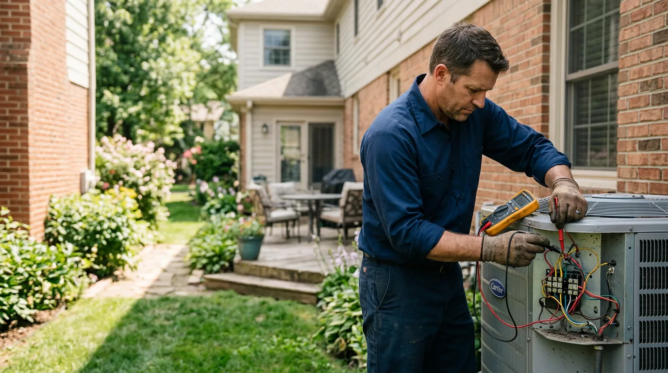 HVAC technician working near Millersville, MD